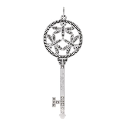 Tiffany Platinum Diamond Large Dragonfly Key Pendant 3 of 5