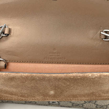 Gucci GG Supreme Monogram Super Mini Dionysus Shoulder Bag Taupe 6 of 10