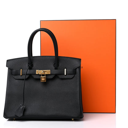 Hermes Epsom Birkin 30 Black 10 of 10
