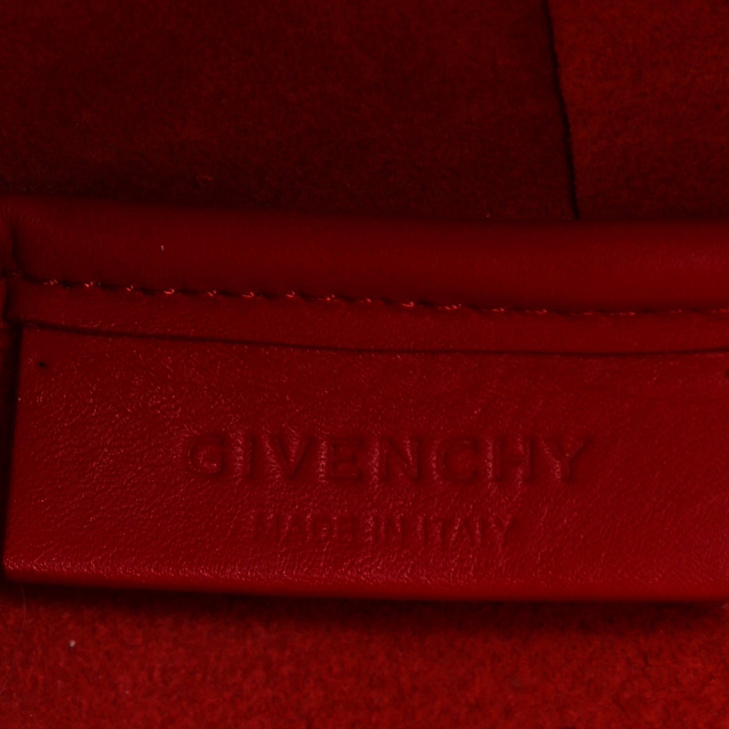 Givenchy Calfskin Medium Bi-Color Antigona Tote Red Black 13 of 24