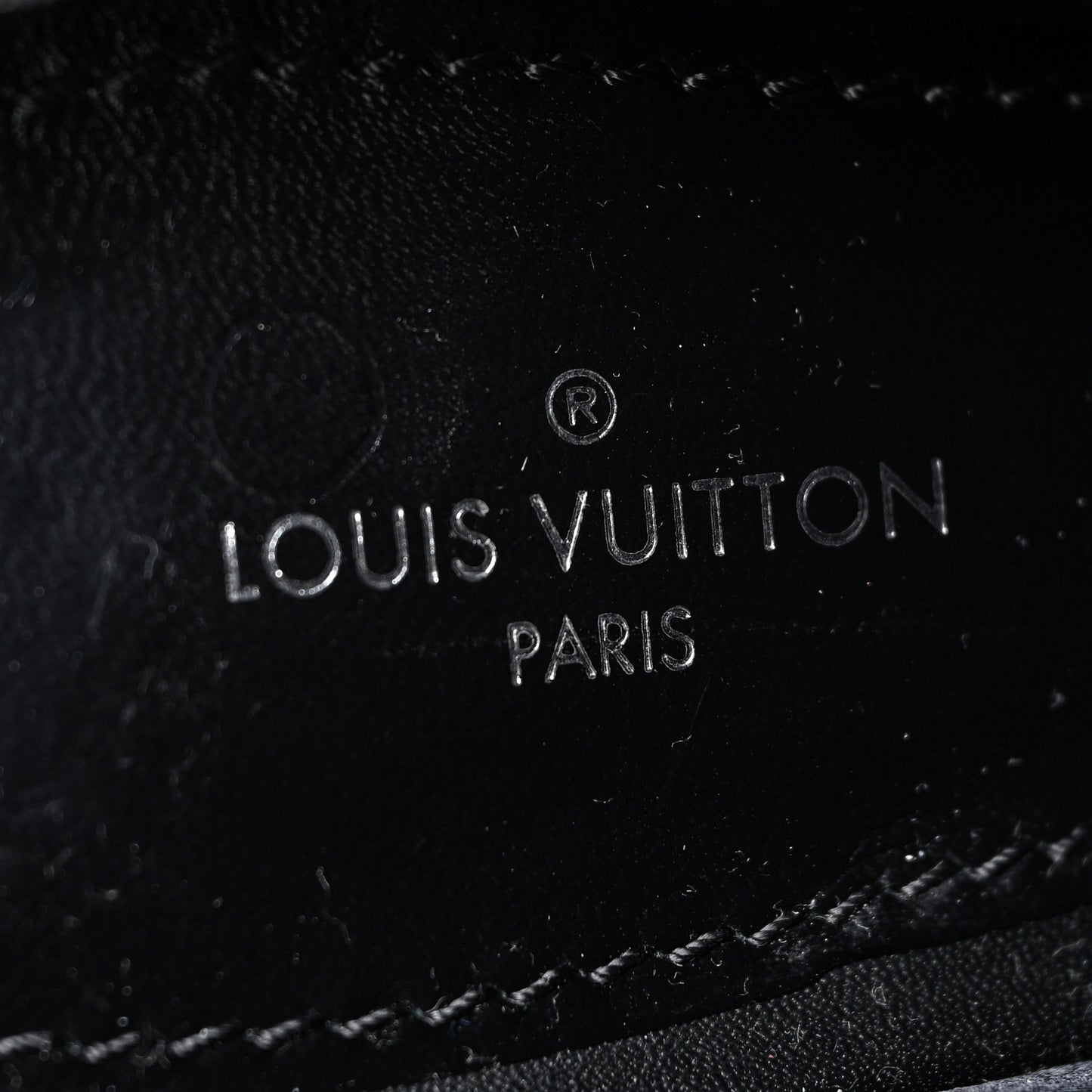 Calfskin Monogram Beaubourg Open Back Platform Derby Shoes 36.5 Black