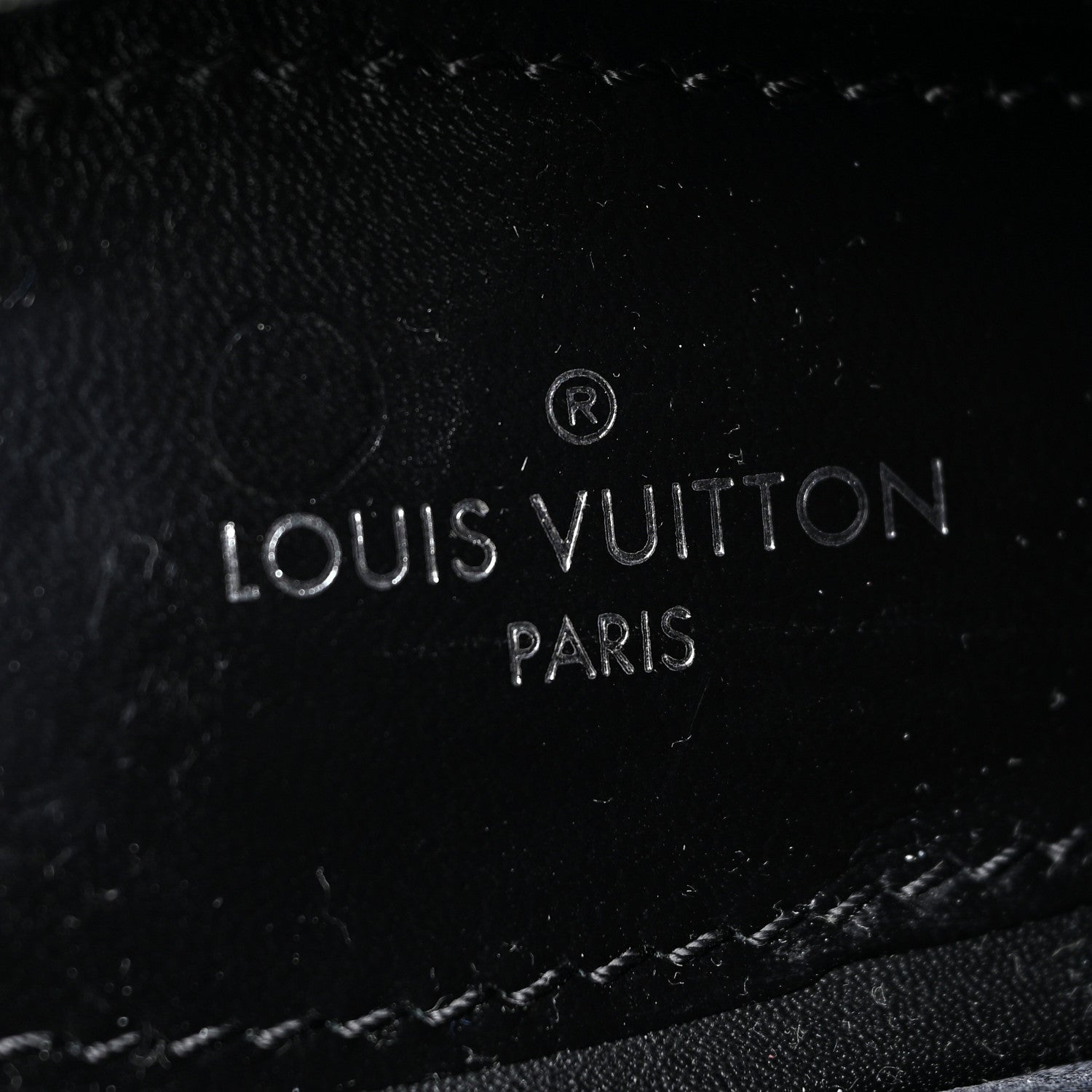 Louis Vuitton Calfskin Monogram Beaubourg Open Back Platform Derby Shoes 36.5 Black 8 of 9