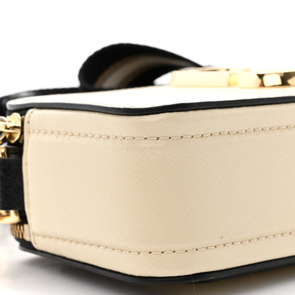 Marc Jacobs Saffiano Small Snapshot Camera Bag New Cloud White Multicolor 11 of 14