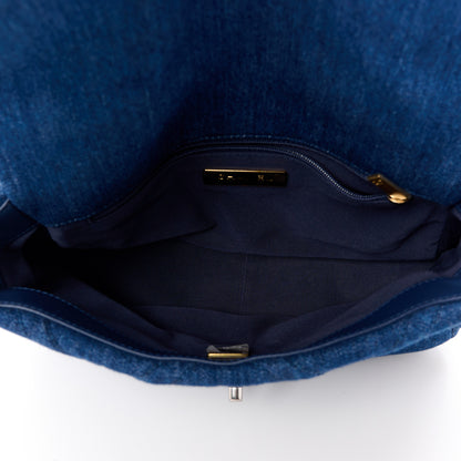 Chanel Denim Quilted Medium Chanel 19 Flap Blue 5 of 11