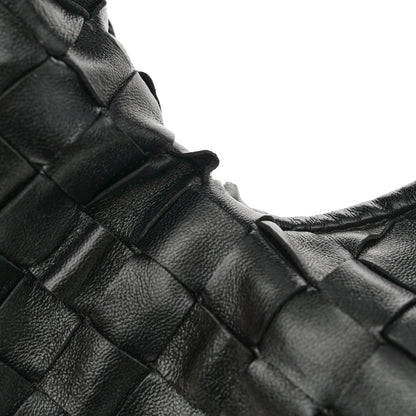 Bottega Veneta Calfskin Intrecciato Small Hop Black 11 of 11