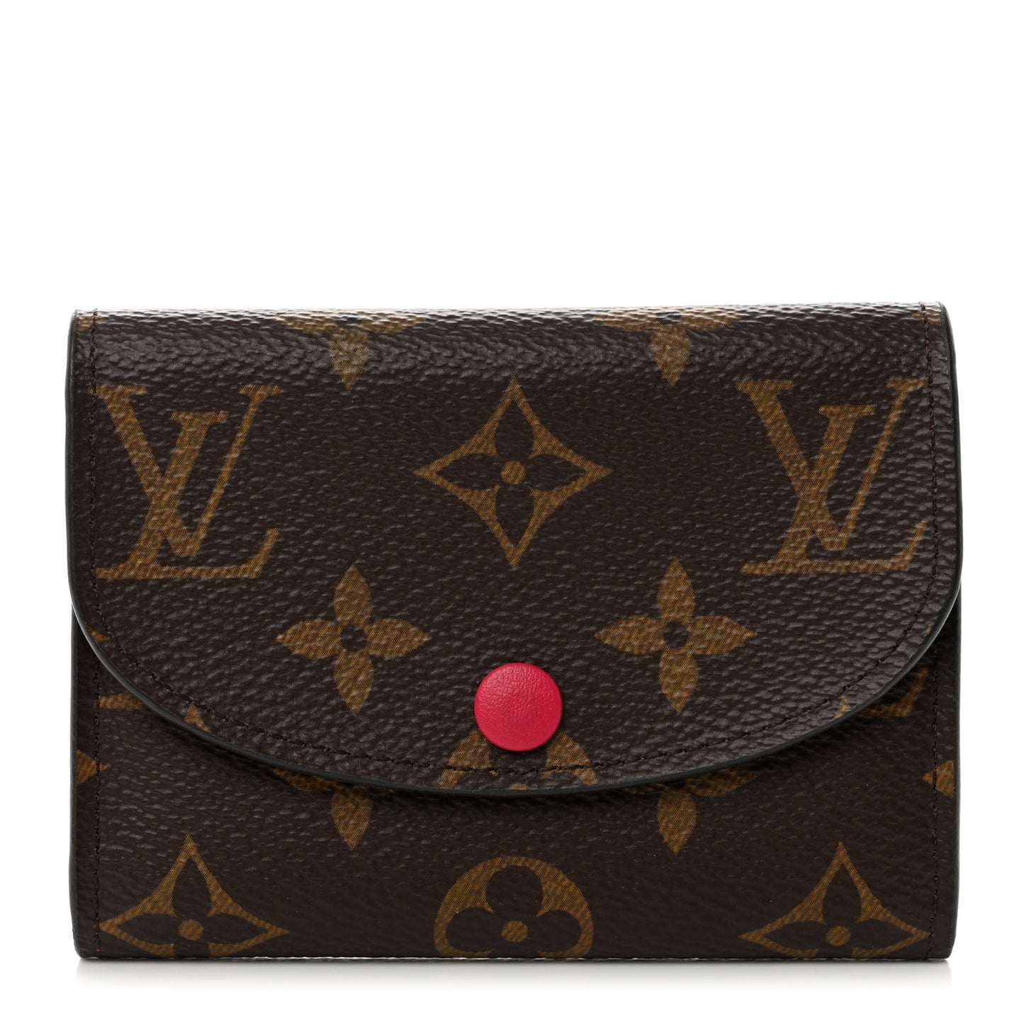 Monogram Rosalie Coin Purse Fuchsia