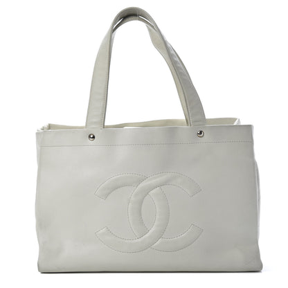 Chanel Caviar CC Tote White 1 of 20