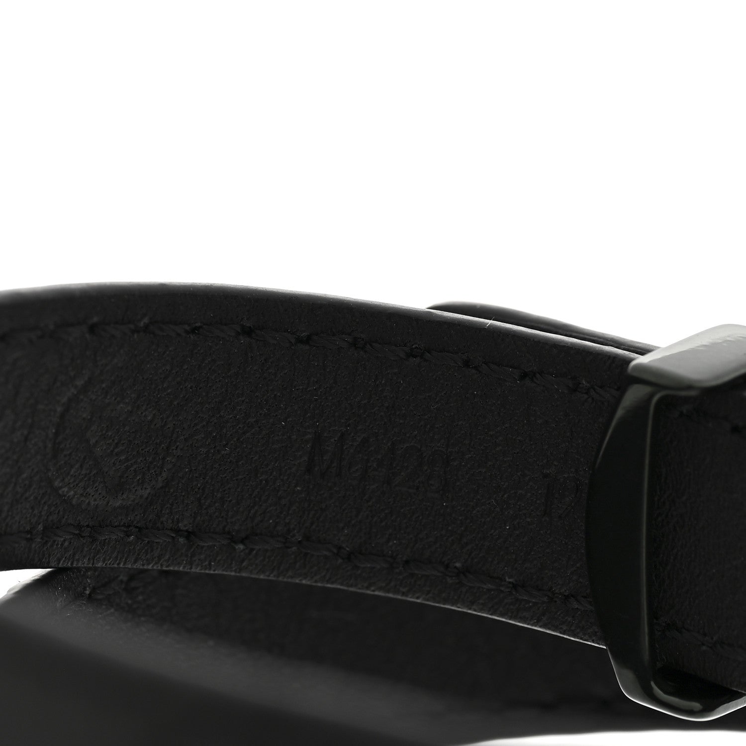 Louis Vuitton Monogram Eclipse LV Initiales Reversible Bracelet 19 6 of 7