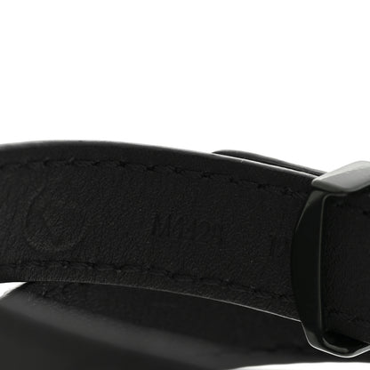 Louis Vuitton Monogram Eclipse LV Initiales Reversible Bracelet 19 6 of 7