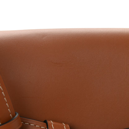 Loewe Calfskin Small Gate Crossbody Bag Tan Steel Blue 12 of 13