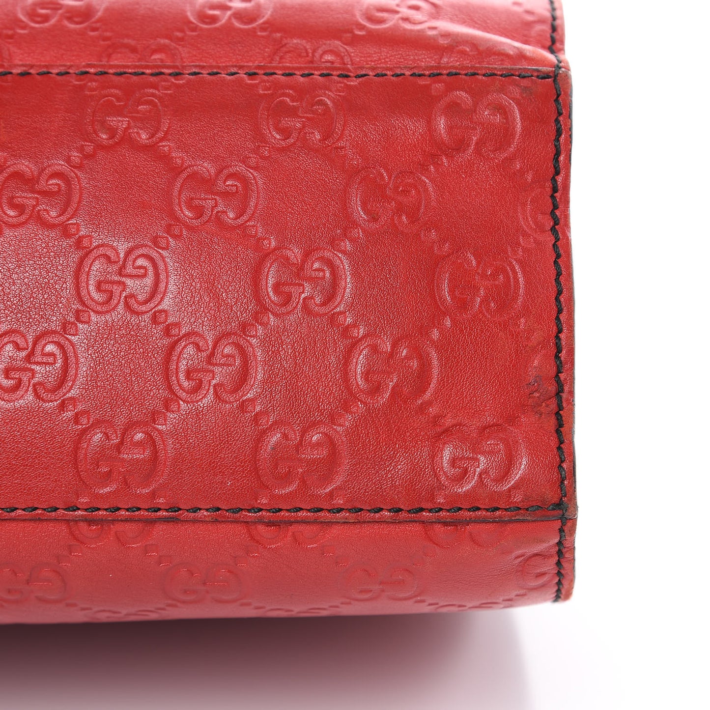 Guccissima Large Emily Chain Shoulder Bag Red
