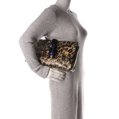 Louis Vuitton Leopard Nocturne African Queen Clutch Dore Gold 2 of 12