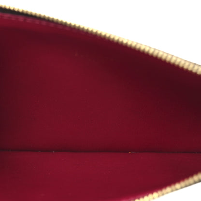 Louis Vuitton Monogram Felicie Chain Wallet Zippered Insert Fuchsia 5 of 6