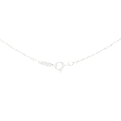 Tiffany Sterling Silver 1.2mm Bead Chain Necklace 18" 4 of 6