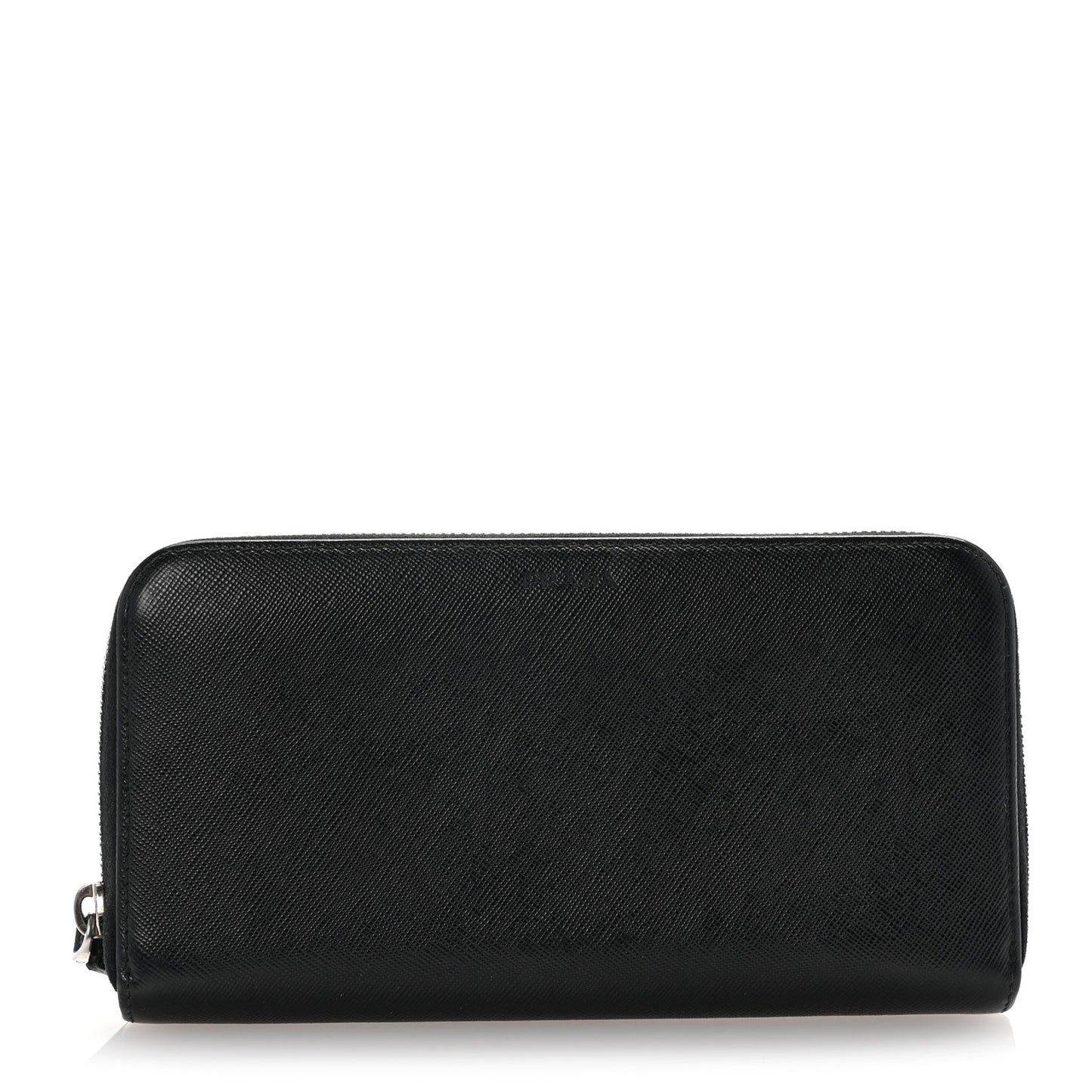 Saffiano Zip Around Wallet Black