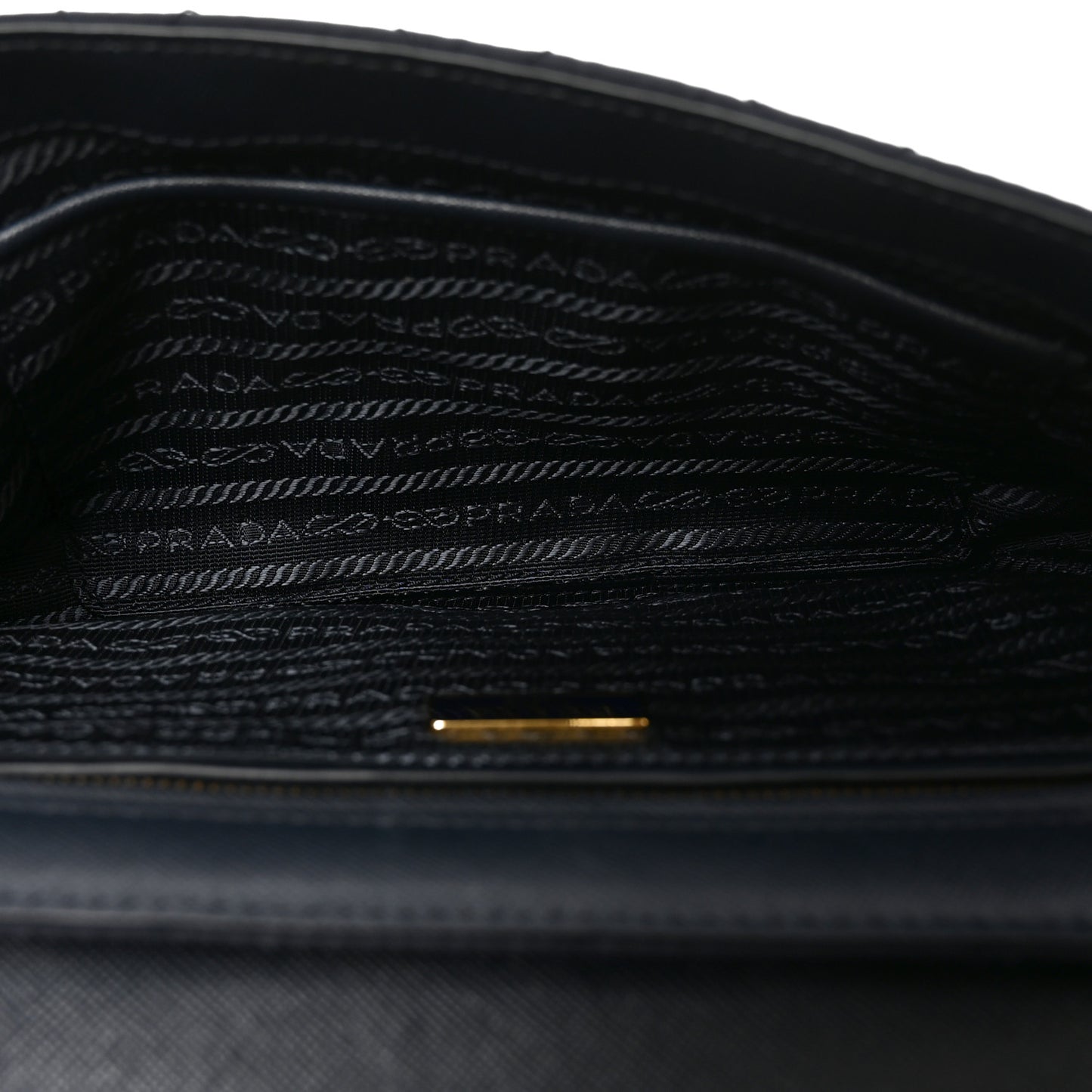 Nylon Tessuto Impunturato Quilted Flap Crossbody Bleu