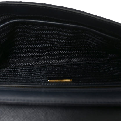 Prada Nylon Tessuto Impunturato Quilted Flap Crossbody Bleu 4 of 8