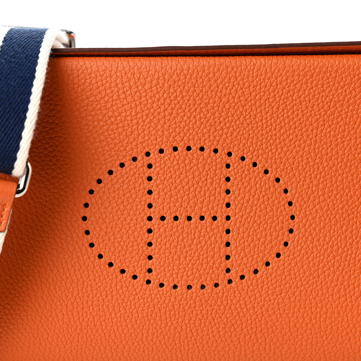 Togo Videpoches Orange White Bleu Saphir
