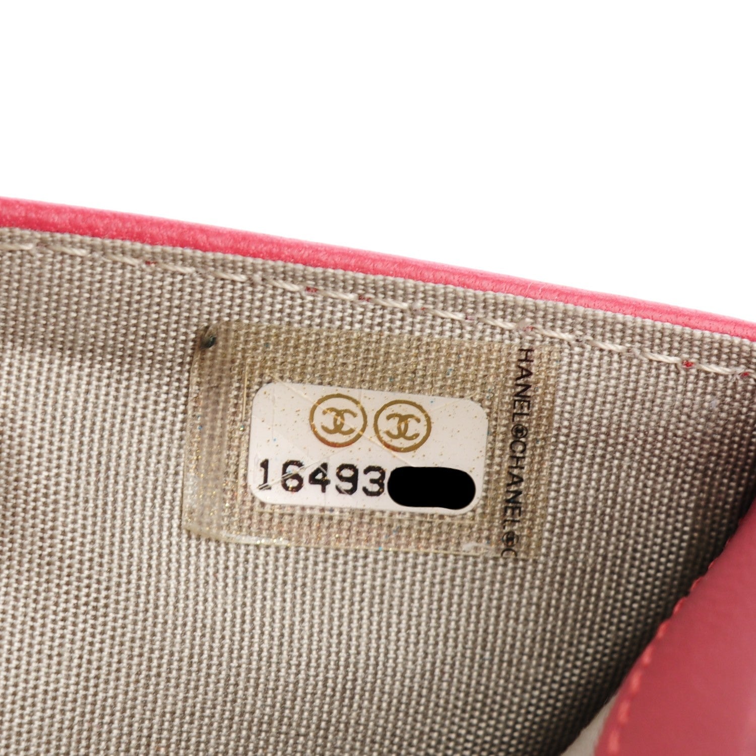 Chanel Lambskin Quilted Boy Large Zip Pocket Wallet Pink 3 of 11