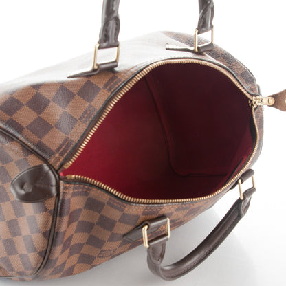 Louis Vuitton Damier Ebene Speedy 30 6 of 9