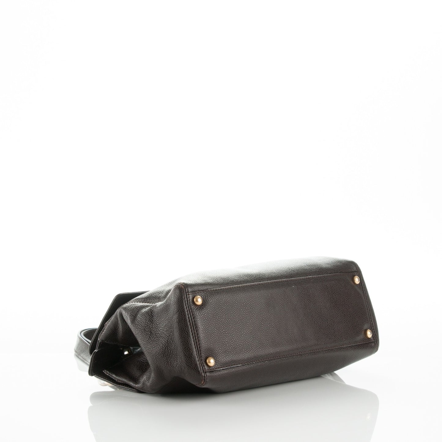 Caviar Shoulder Bag Brown