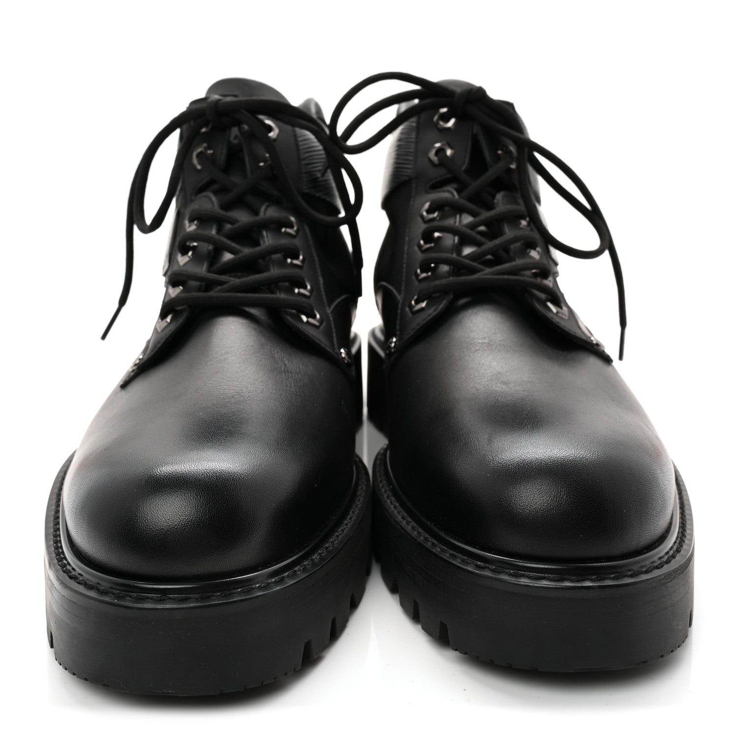 Louis Vuitton Calfskin Epi Oberkampf Ankle Boots 9.5 Black 2 of 9
