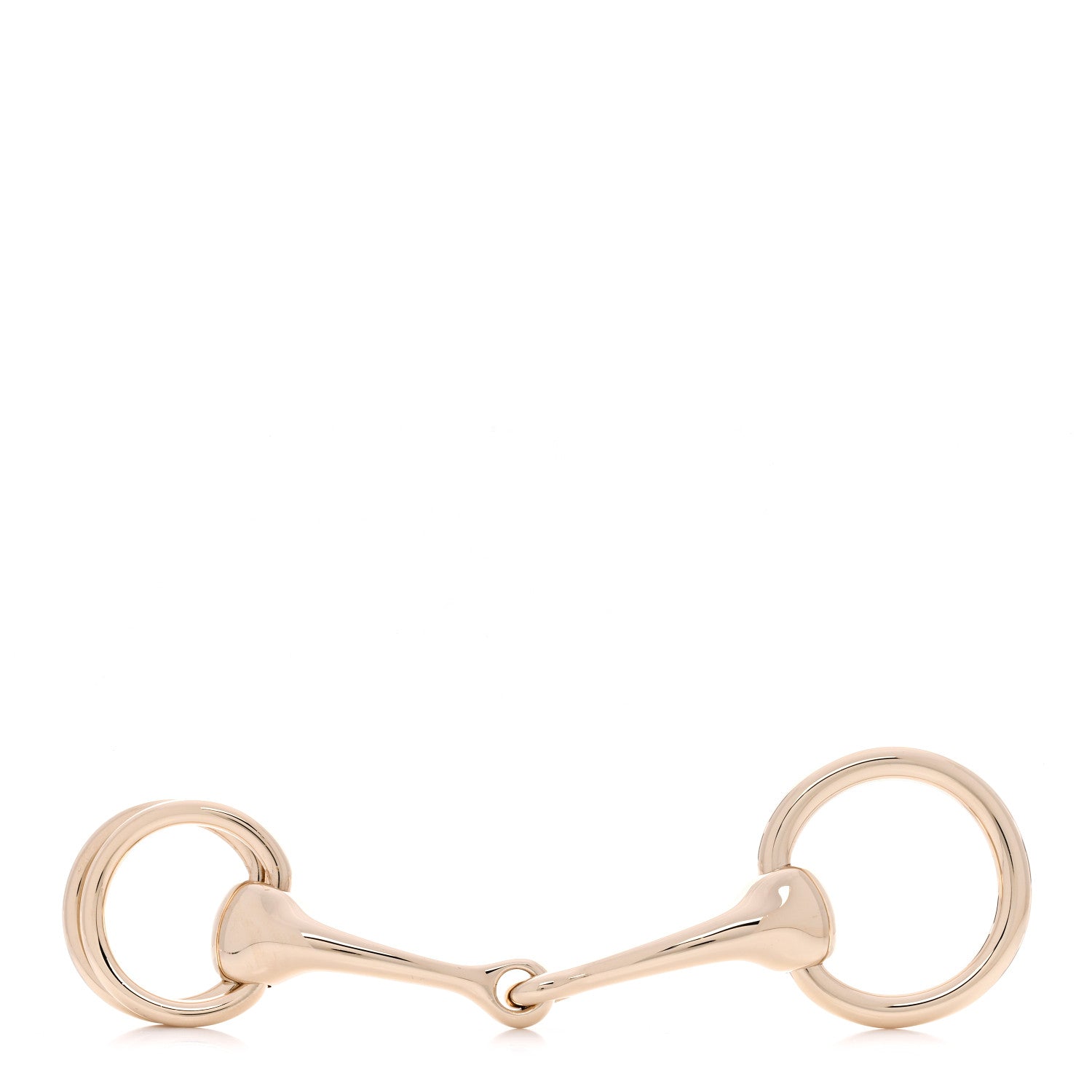 Hermes Permabrass Mors Scarf Ring Gold 1 of 4
