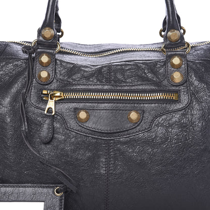 Balenciaga Agneau Giant 12 Gold Hardware Work Gris Fossile 10 of 10