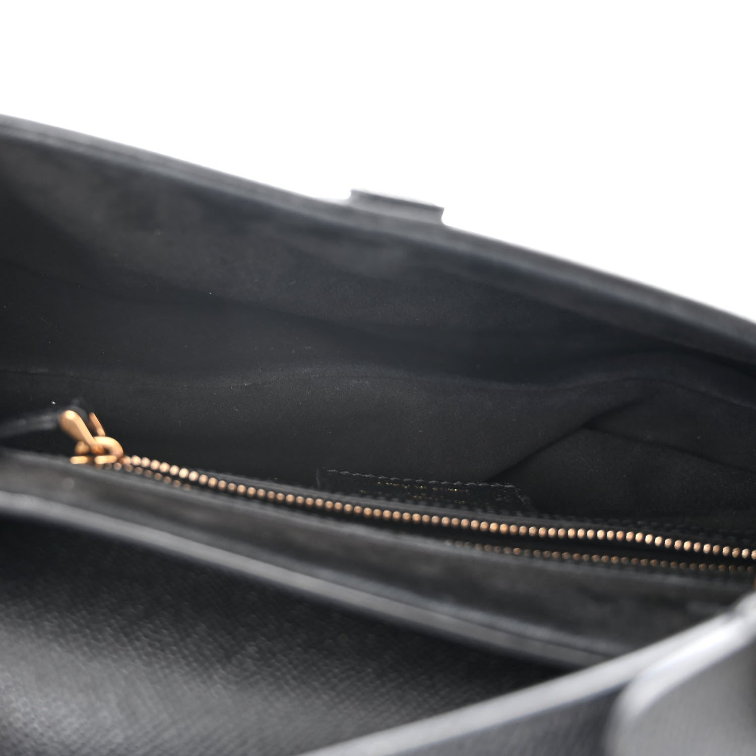 Christian Dior Grained Calfskin Saddle Bag With Strap Black 5 of 12
