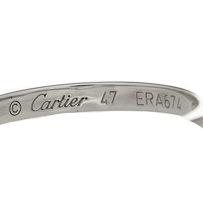 Cartier Platinum Diamond Ballerine Wedding Band Ring 47 4 4 of 4