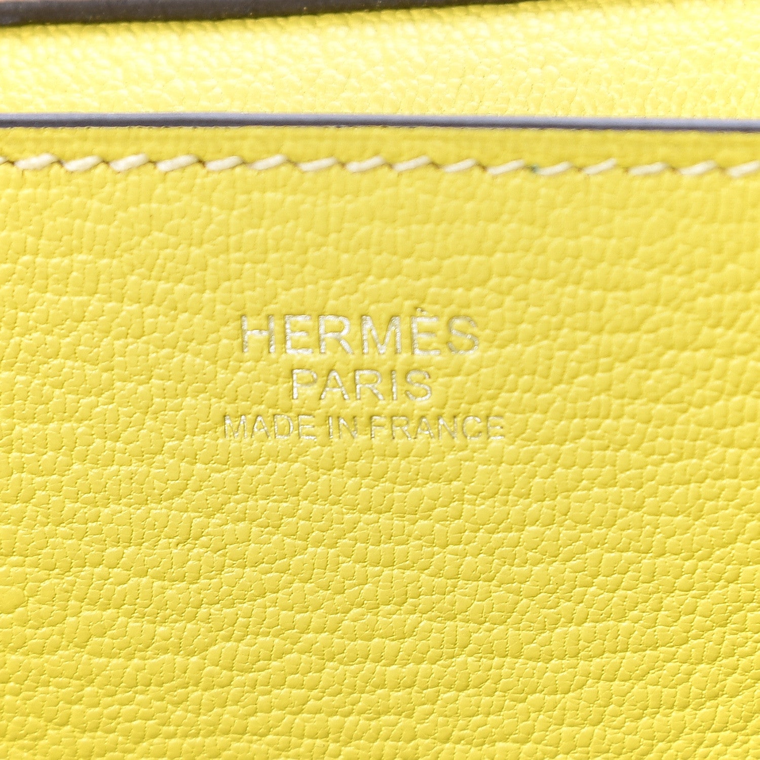 Hermes Taurillon Novillo Opli 28 Toffee Lime 6 of 11