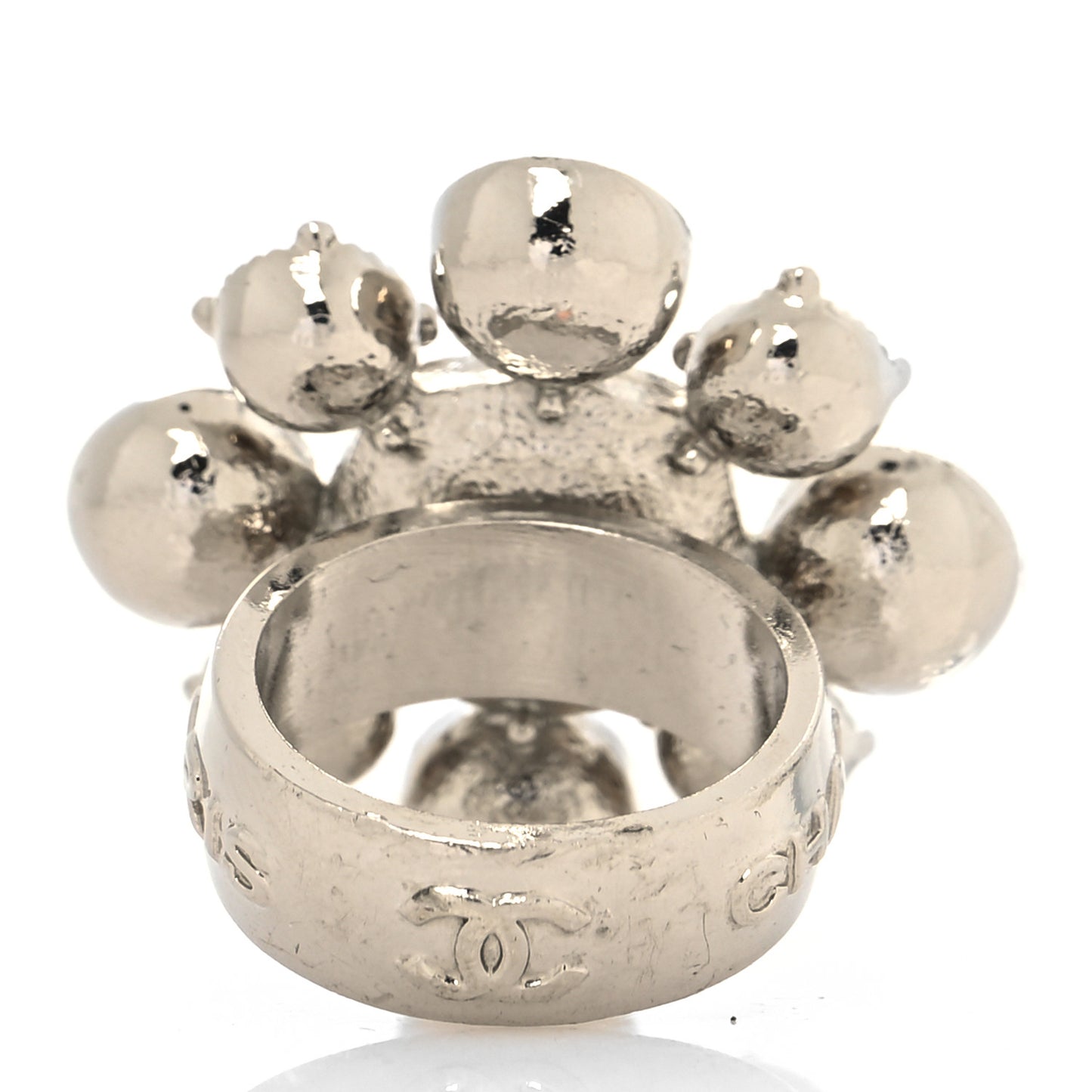 Crystal CC Ring 6 Silver Multicolor