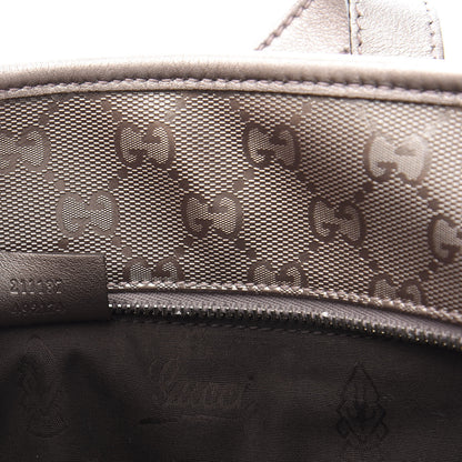 Gucci Imprime Monogram Medium Zippered Shopping Tote Pewter 7 of 11