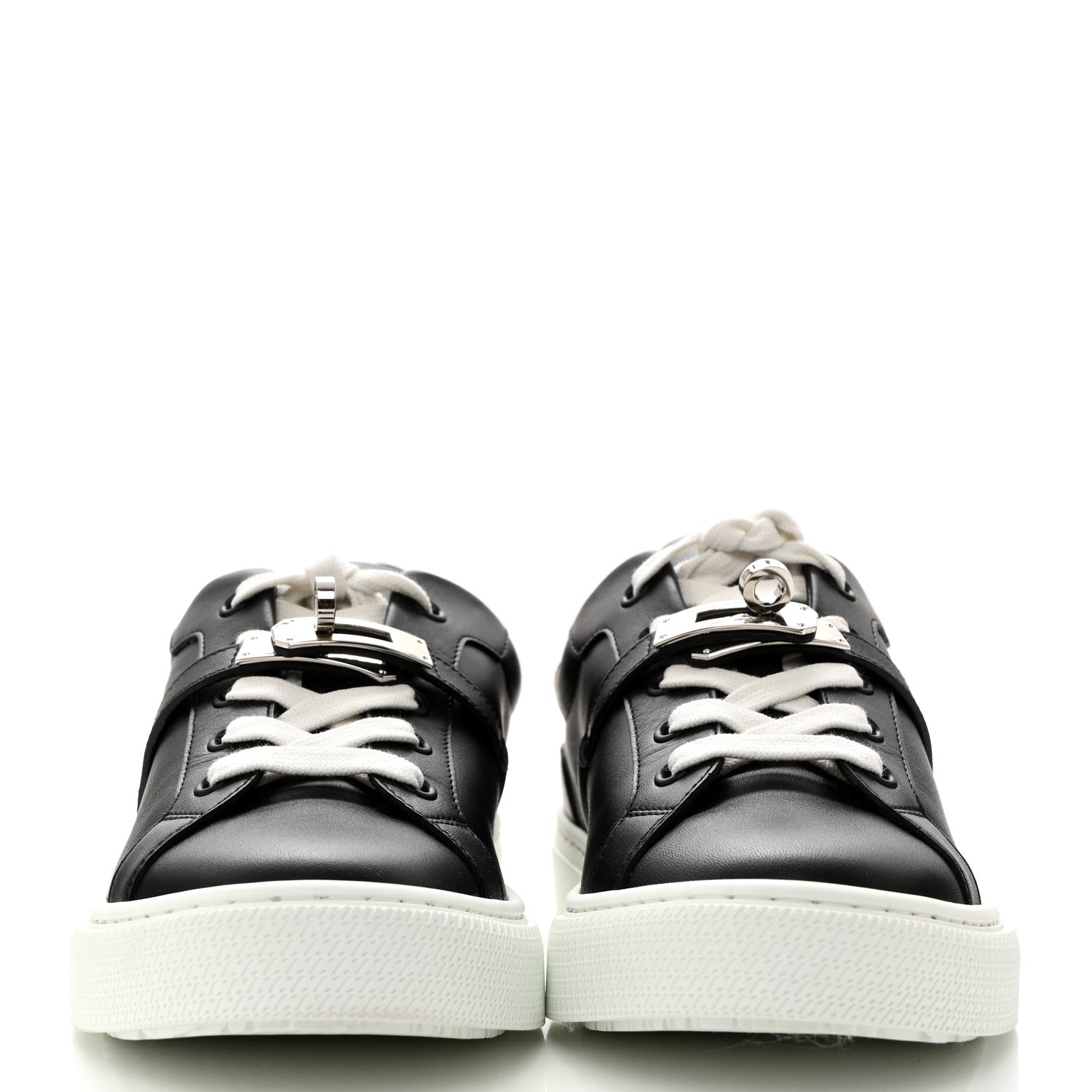 Hermes Calfskin Day Sneakers 37 Black 2 of 8