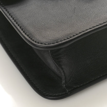 Gucci Calfskin Peony Small Chain Shoulder Bag Black 9 of 10