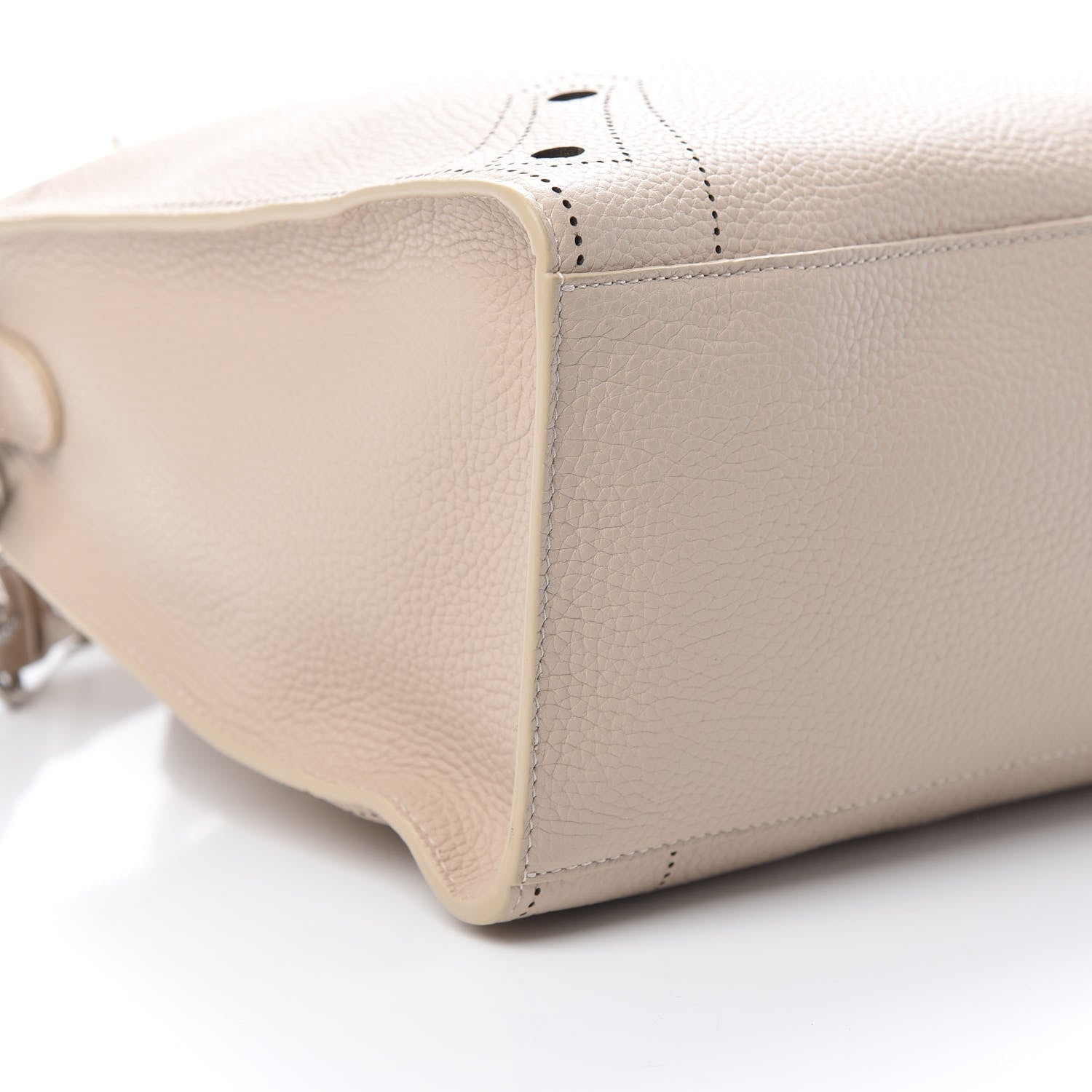 Balenciaga Veau Grana Perforated Blackout Hardware City Beige Poudre 9 of 11