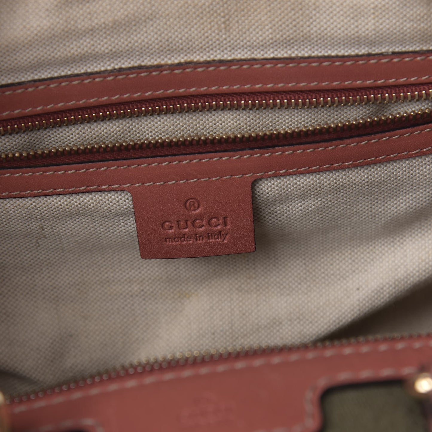 Monogram Vintage Web Medium Boston Pink
