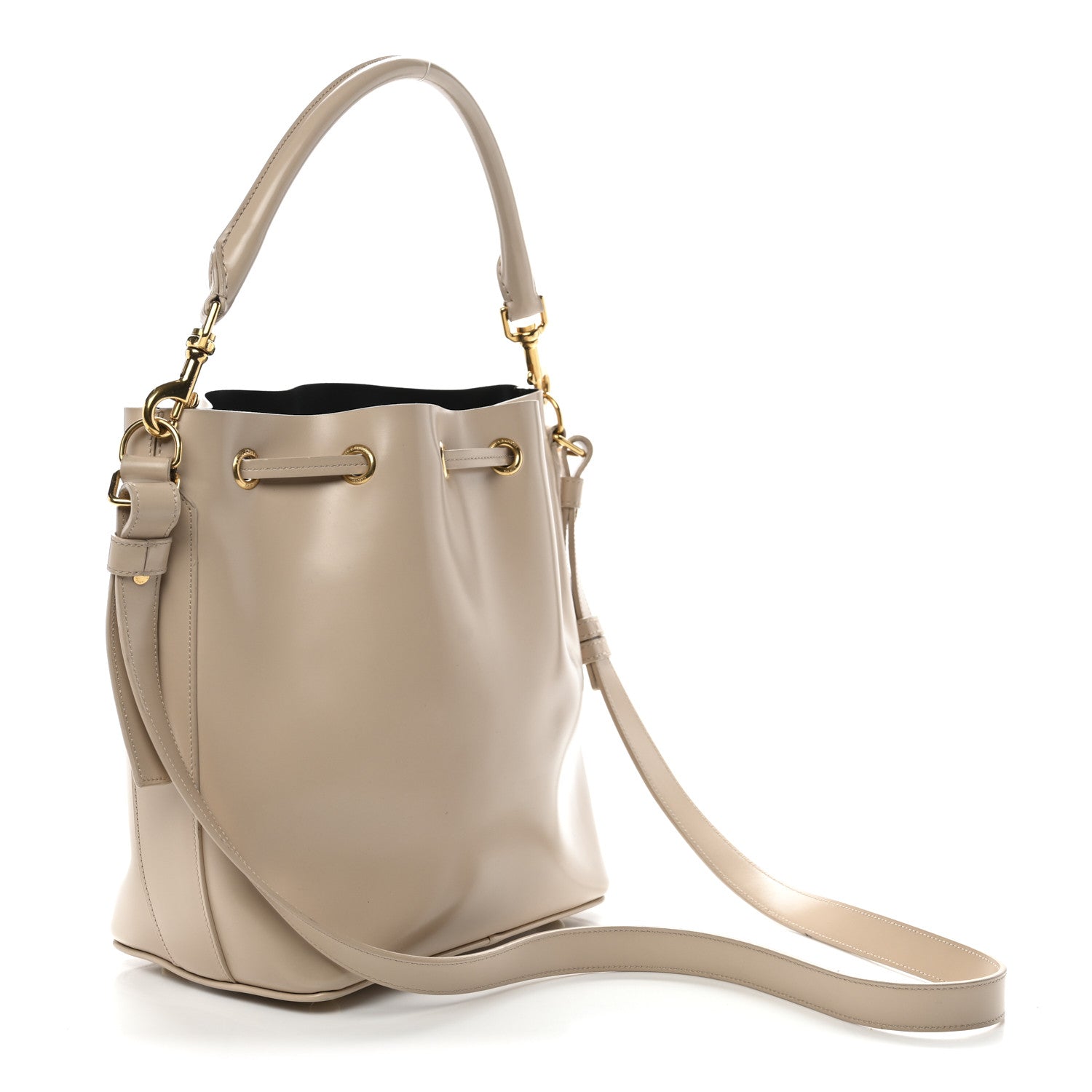 Saint Laurent Calfskin Medium Emmanuelle Bucket Bag Nude Powder 3 of 14