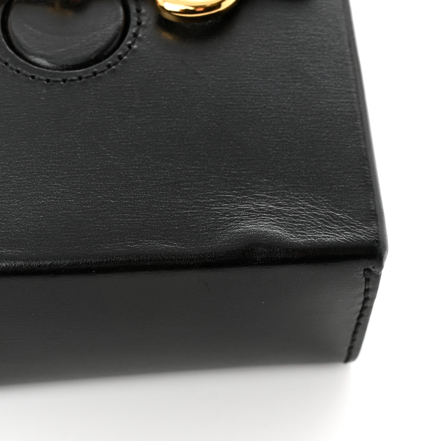 Gucci Boarded Plutone Calfskin Mini Horsebit 1955 Crossbody Bag Black 14 of 14