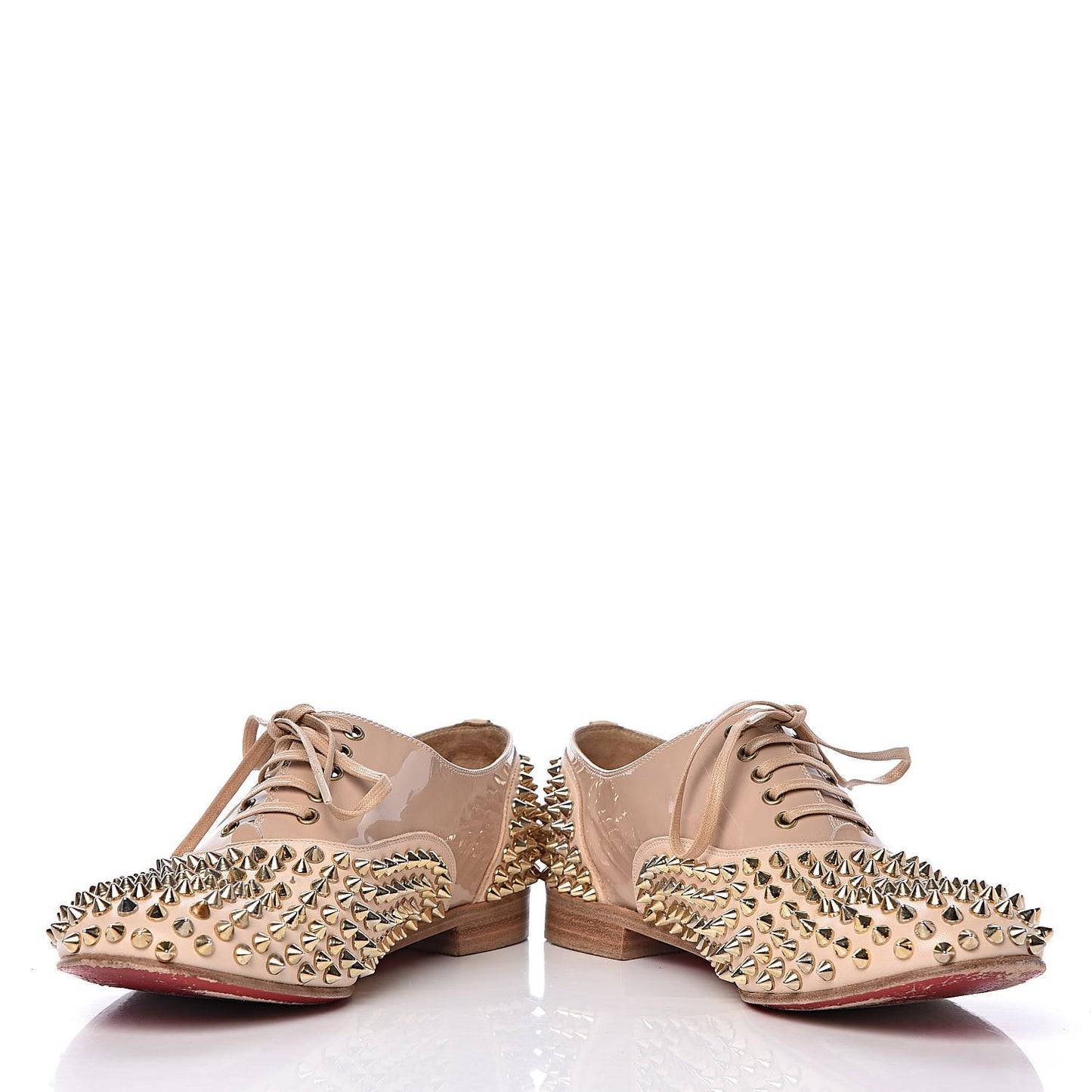 Nappa Freddy Spikes Donna Flat Sneakers 39.5 Poudre