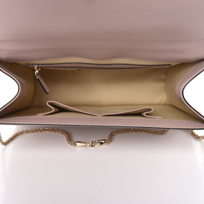 Valentino Garavani Patent Large Glam Lock Rockstud Flap Poudre 5 of 18