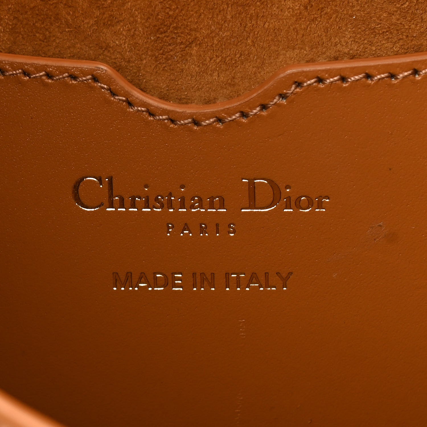 Christian Dior Box Calfskin Medium Bobby Flap Camel 6 of 11