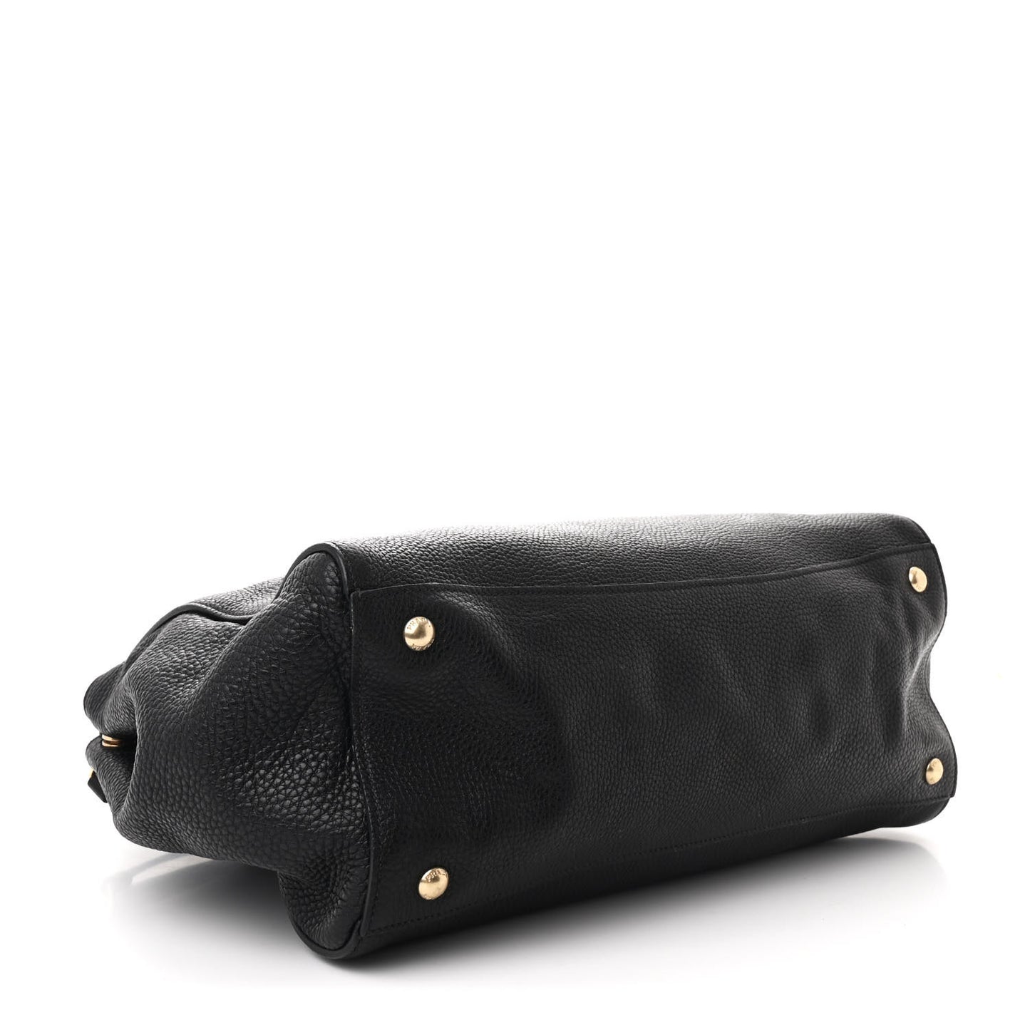 Vitello Daino Tote Black