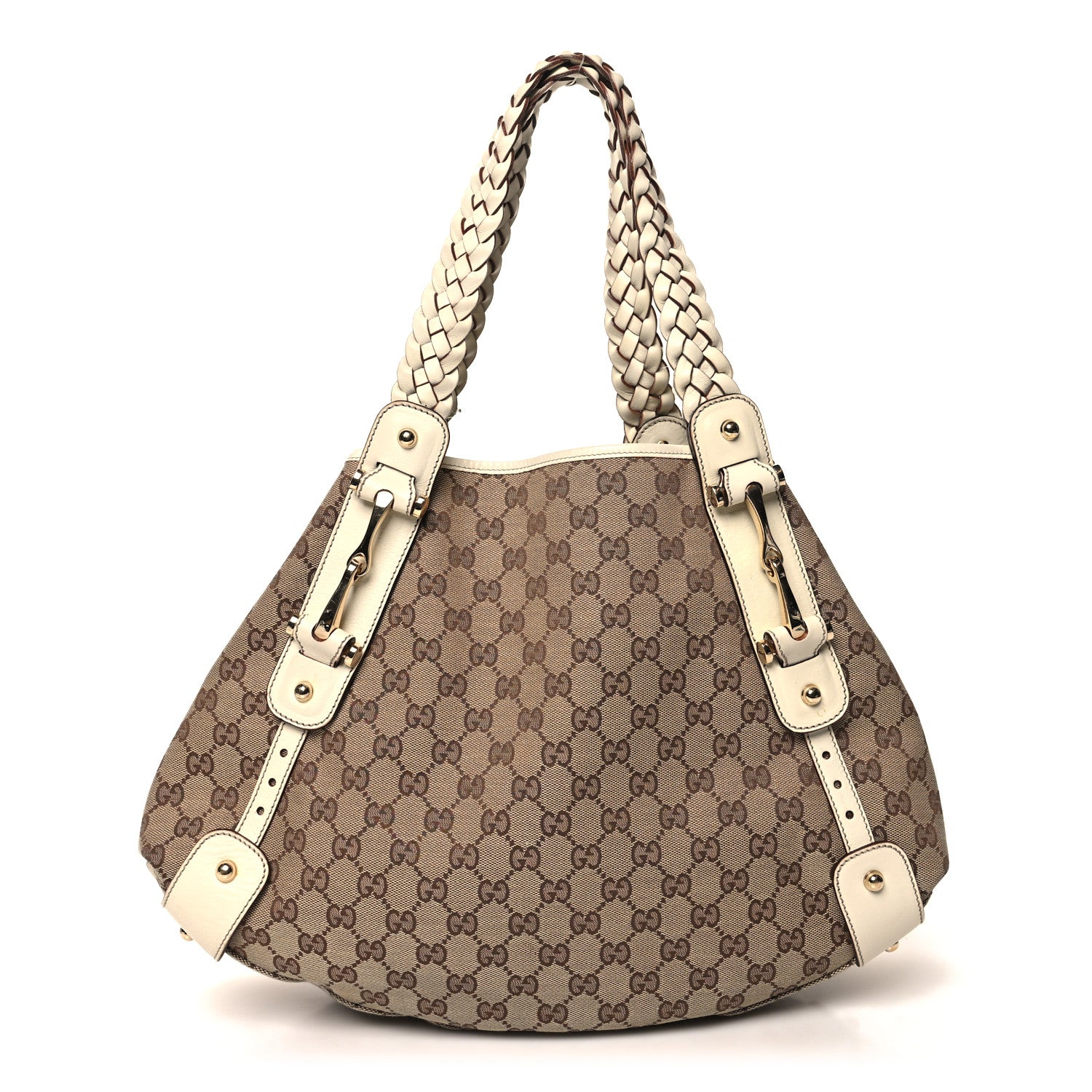 Gucci Monogram Medium Pelham Shoulder Bag Off White 1 of 12