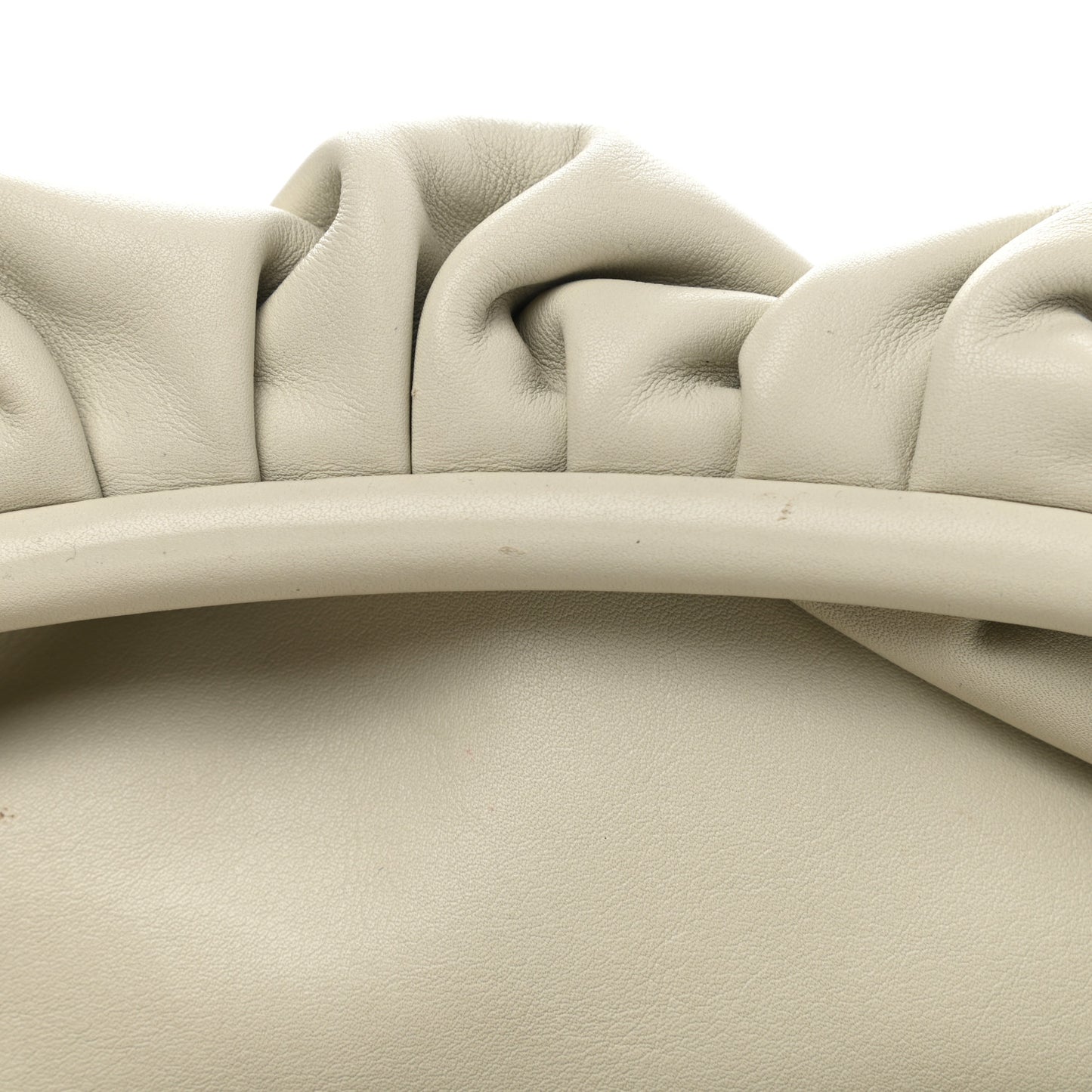 Smooth Butter Calf The Pouch Oversized Clutch Mist