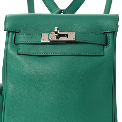 Hermes Swift Kelly Jump Backpack Menthe 15 of 25
