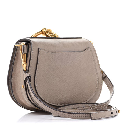 Chloe Calfskin Suede Small Nile Bracelet Bag Motty Grey 3 of 10