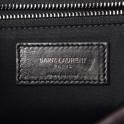 Saint Laurent Crinkled Calfskin Matelasse Monogram Medium Niki Chain Satchel Tulip 8 of 10