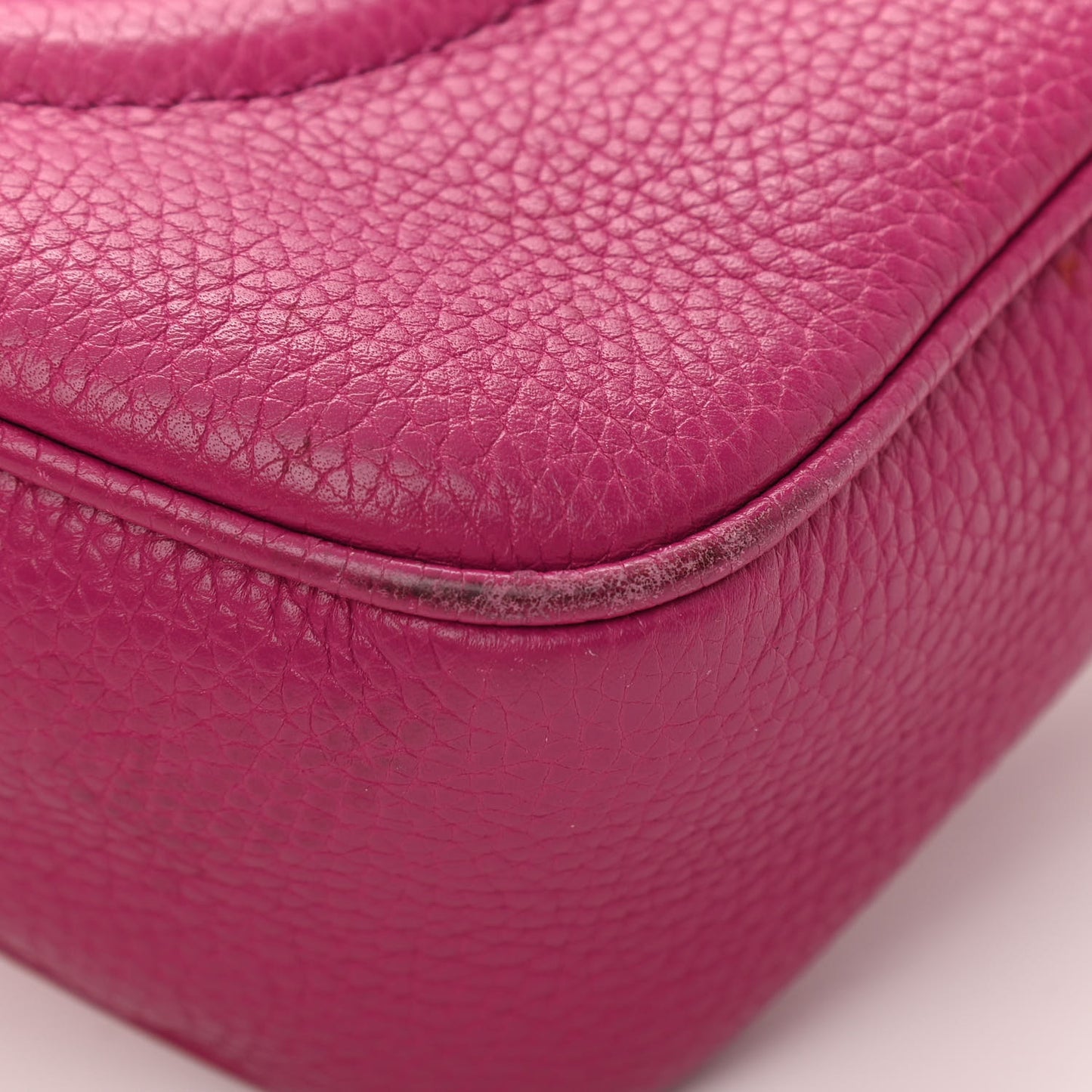 Cellarius Calfskin Small Soho Disco Bag Bright Bouganville
