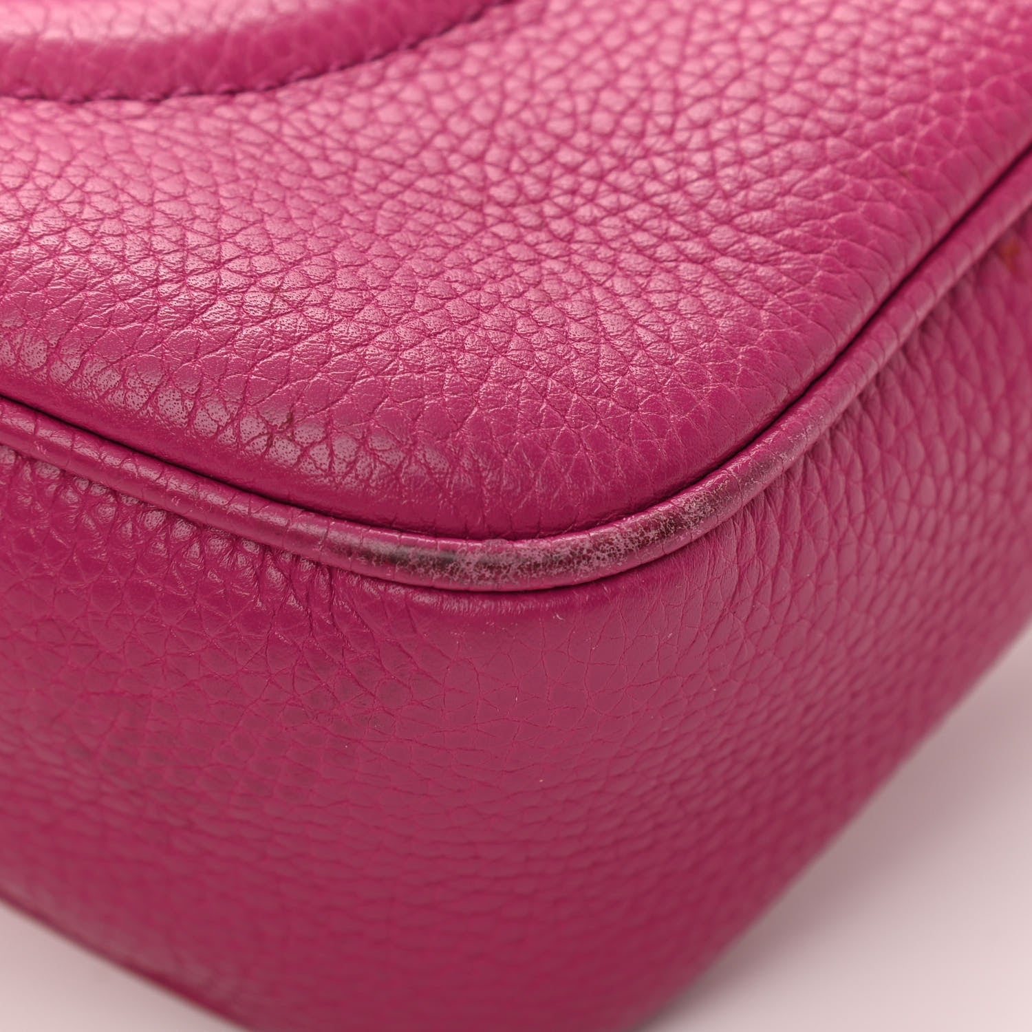 Gucci Cellarius Calfskin Small Soho Disco Bag Bright Bouganville 11 of 13